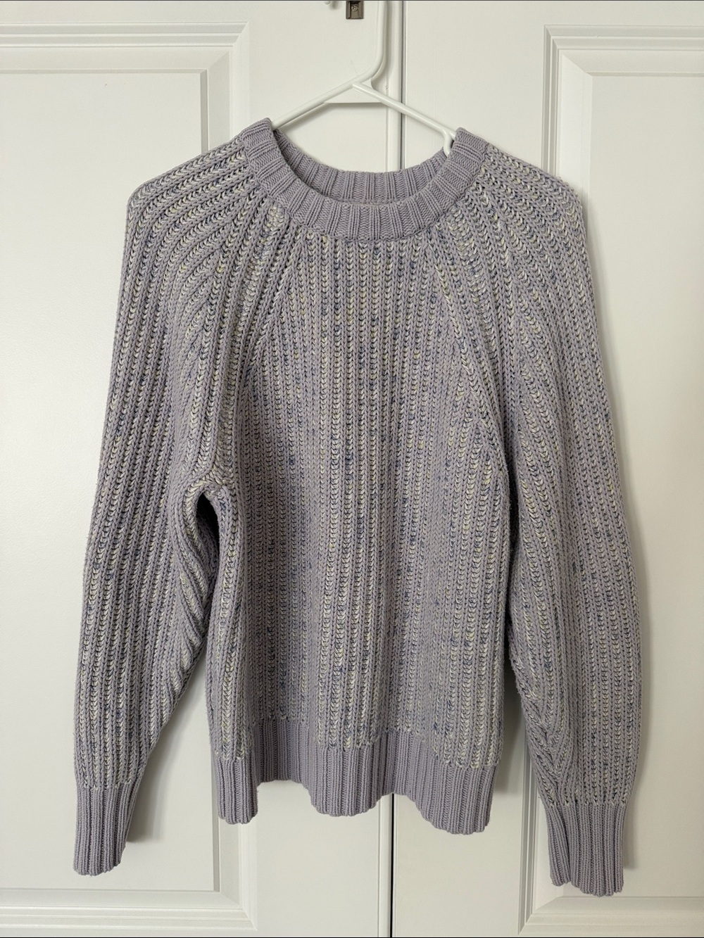 Universal Thread Lavender Ribbed Crewneck Sweater